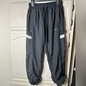 Nike Men's Black Joggers with White Accents